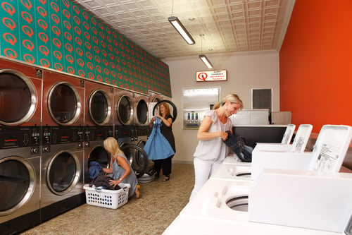Women doing Laundry