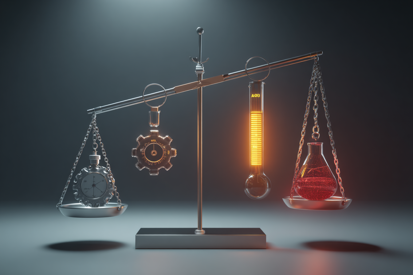 _cyborgalpha_A_sleek_metallic_balance_scale_with_four_symmetr_1d8d107f-ca89-472a-b8f2-eeca2fb65da8_3