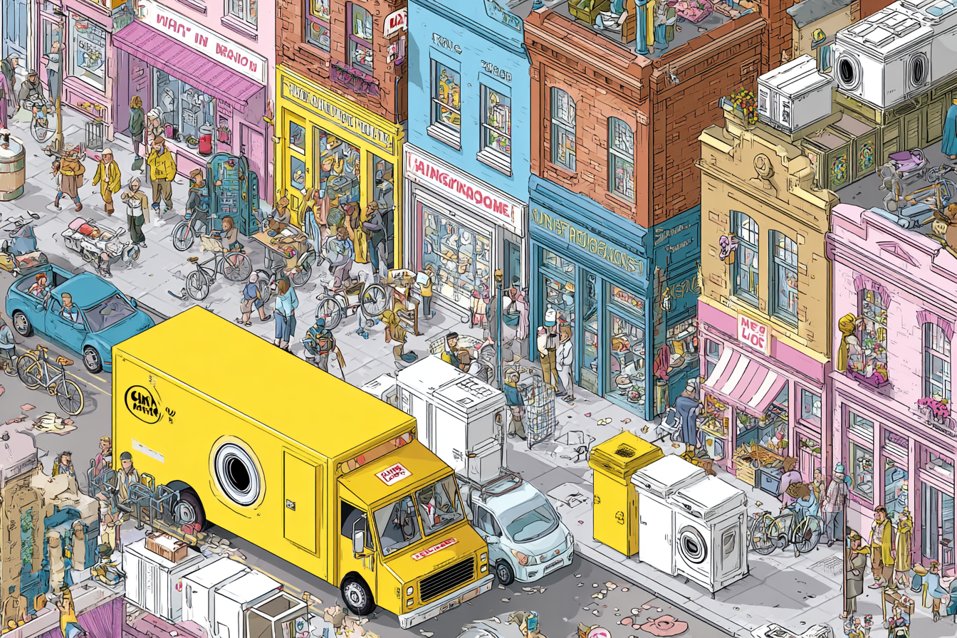 _cyborgalpha_A_vibrant_detailed_street_scene_in_a_playful_Whe_5c5772aa-3b39-4222-8259-fa7852b77df1_1