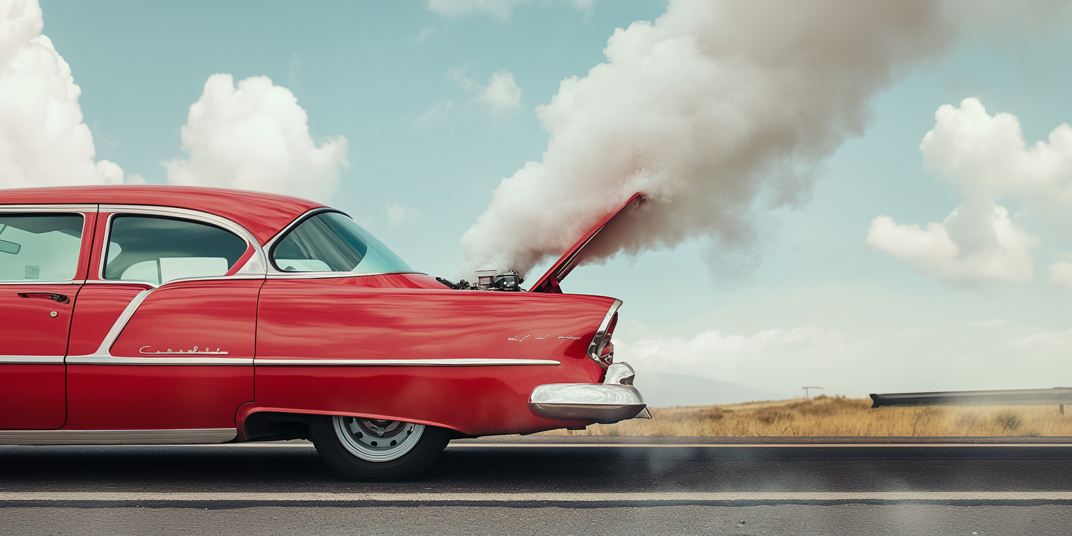 _cyborgalpha_an_luxury_red_car_broken_down_on_the_side_of_the_64ebb659-ec7a-4a8f-92c3-13a655e52ba7_1