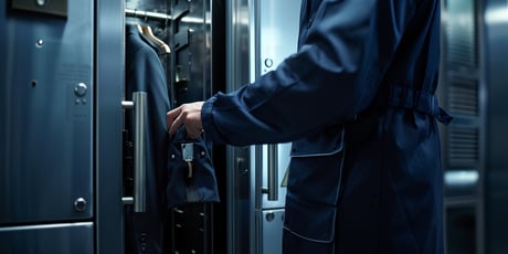 _cyborgalpha_hosptial_uniform_being_locked_in_a_safe_--ar_21_--_bed420b2-5c49-491b-bb9e-9084a579c6d0